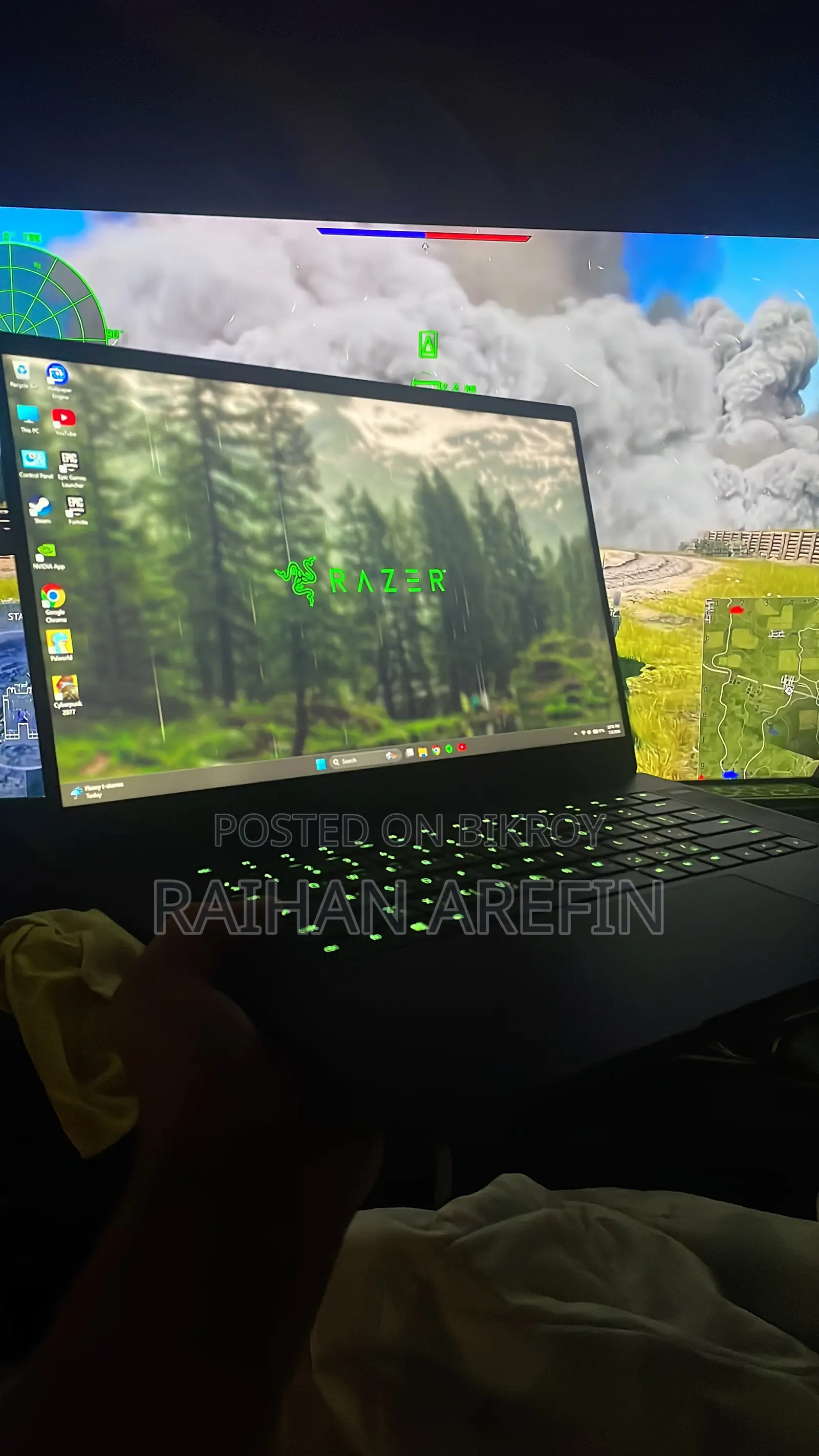 Laptop Razer Blade Advanced 32GB Intel Core i7 SSD 512GB