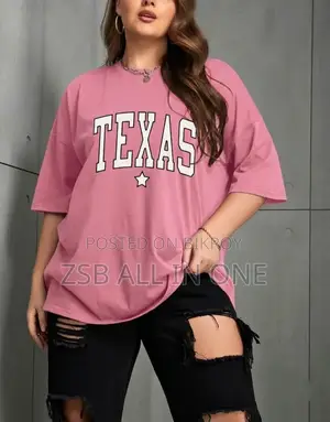 Ladies Drop Shoulder T-Shirt Fabric: 100% Pure Cotton.