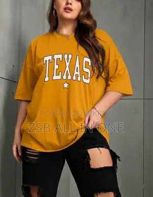 Ladies Drop Shoulder T-Shirt Fabric: 100% Pure Cotton.