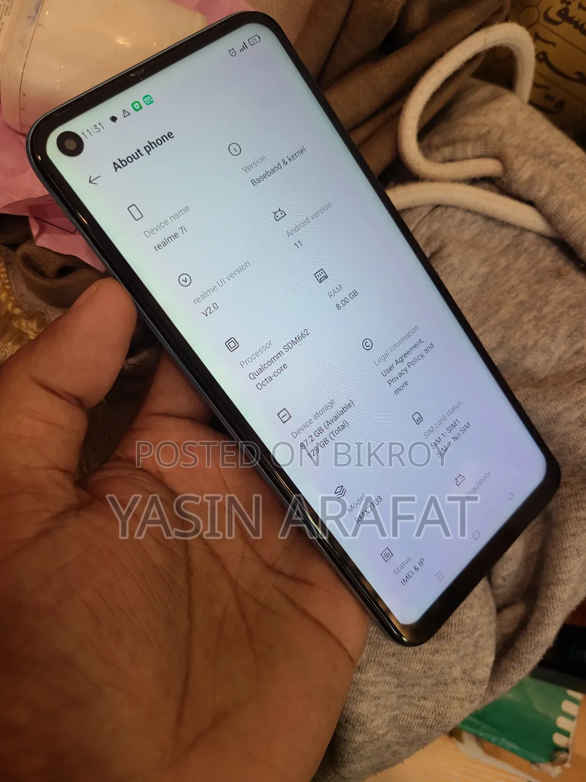 Realme 7i 128 GB White