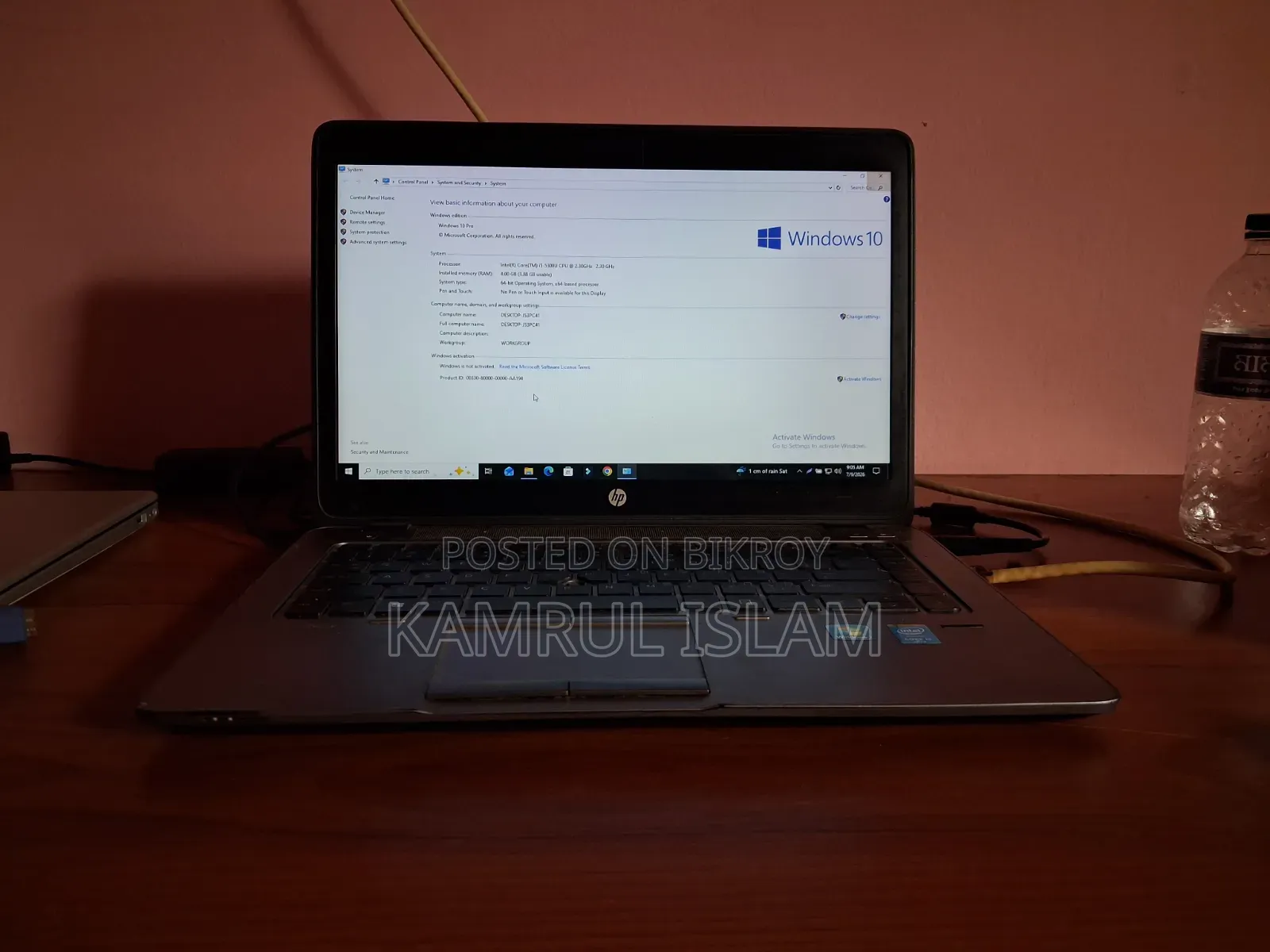 Laptop HP EliteBook 840 G5 4GB Intel Core i5 HDD 512GB
