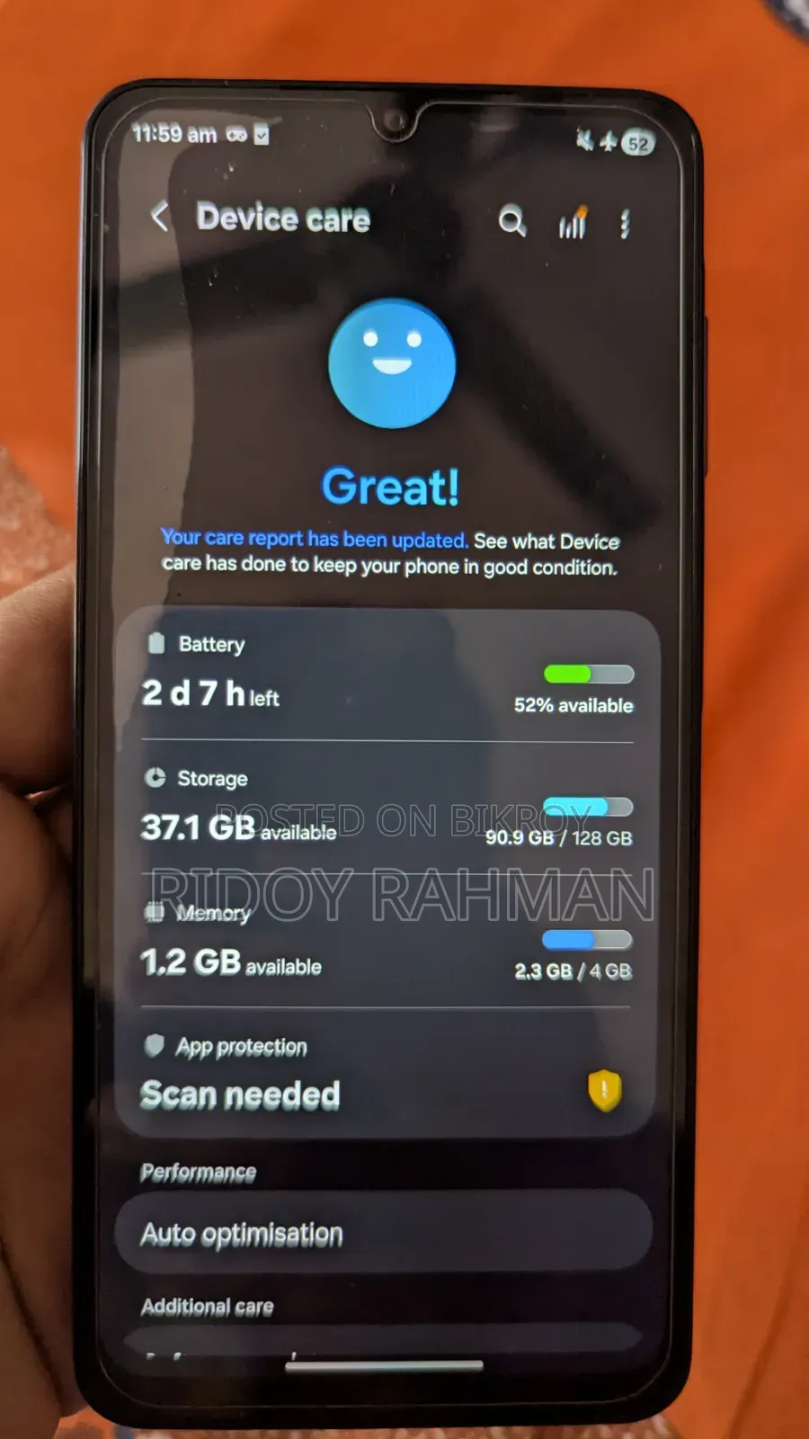 Samsung Galaxy A07 4G 128 GB Gray