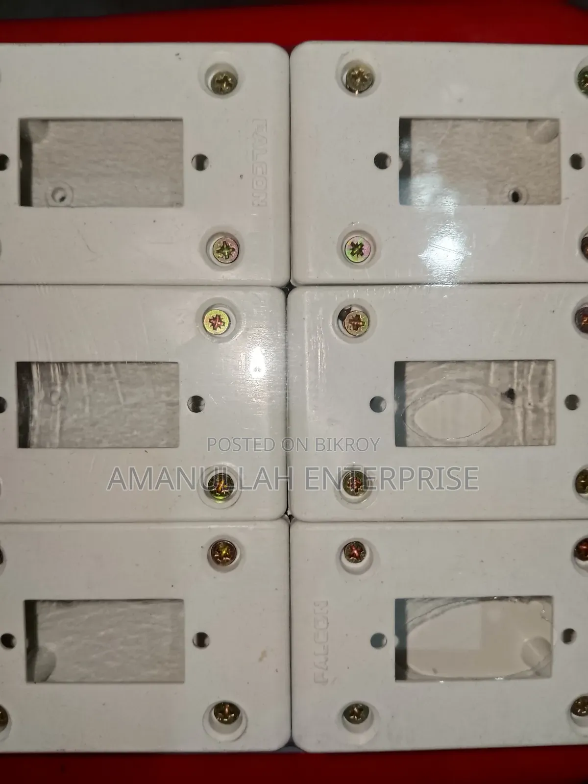 Single Gang Modular Switch Board Cover Plate | 1-Gang White (03 Pcs)