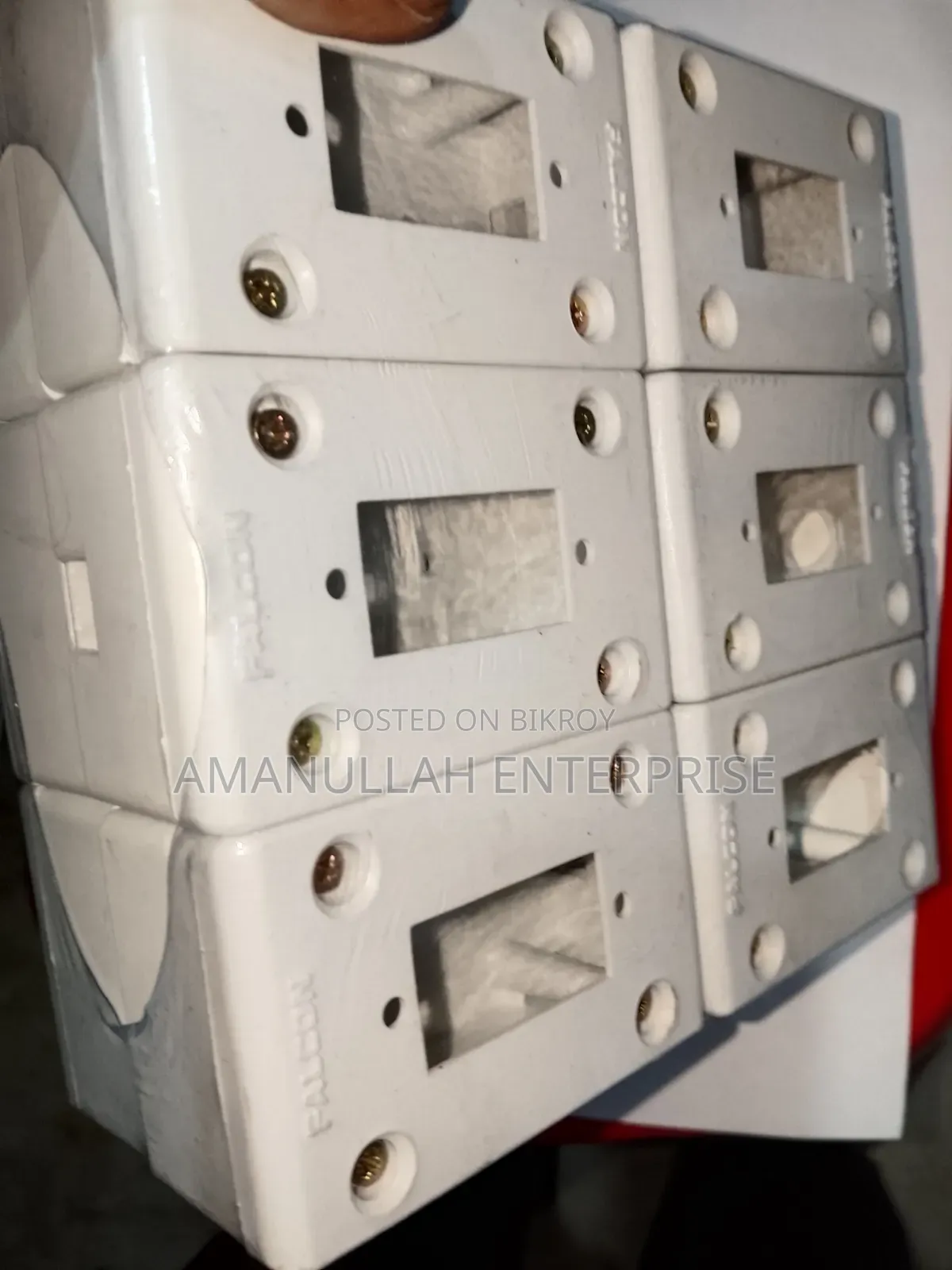 Single Gang Modular Switch Board Cover Plate | 1-Gang White (03 Pcs)