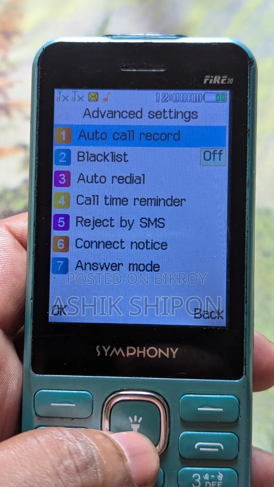 Symphony FiRE 30 Green