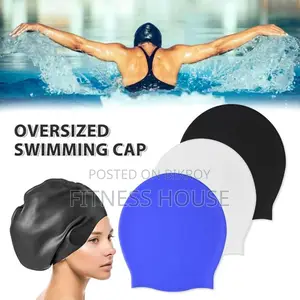 Swimming Cap – Silicone Waterproof Swim Hat for Men, Women & Kids