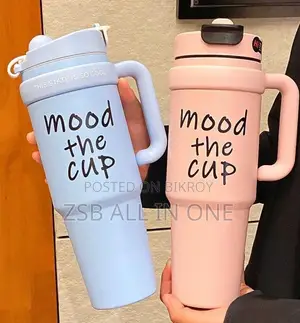 Original BingBa Cup 40oz “Mood the Cup” Insulated Tumbler