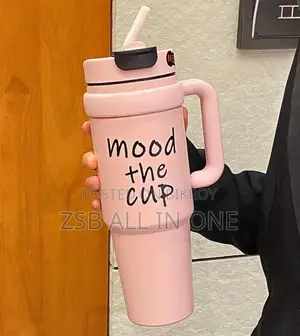 Original BingBa Cup 40oz “Mood the Cup” Insulated Tumbler