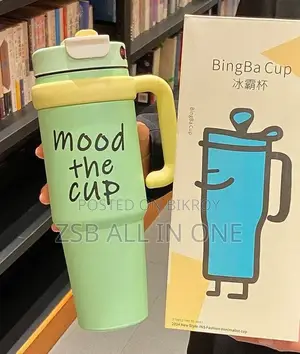 Original BingBa Cup 40oz “Mood the Cup” Insulated Tumbler