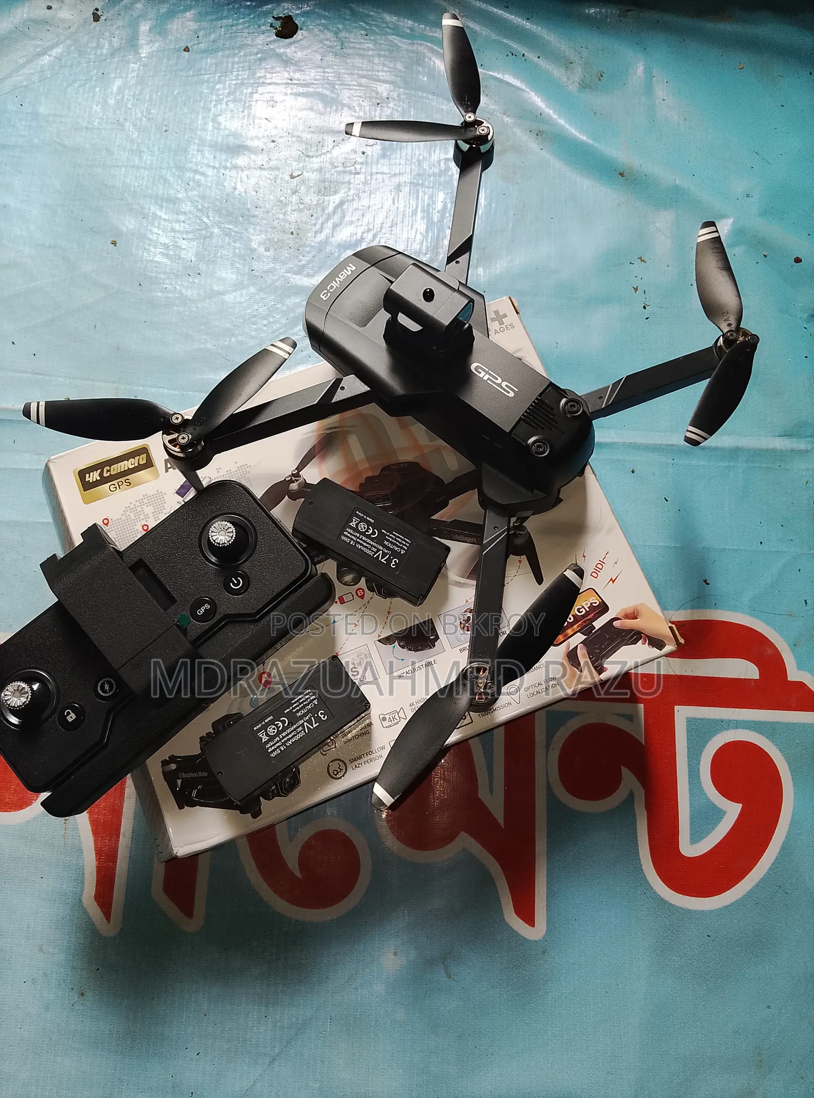 D31 GPS Drone – 29/06/2026. Used for only 16 days, in perfect condition
