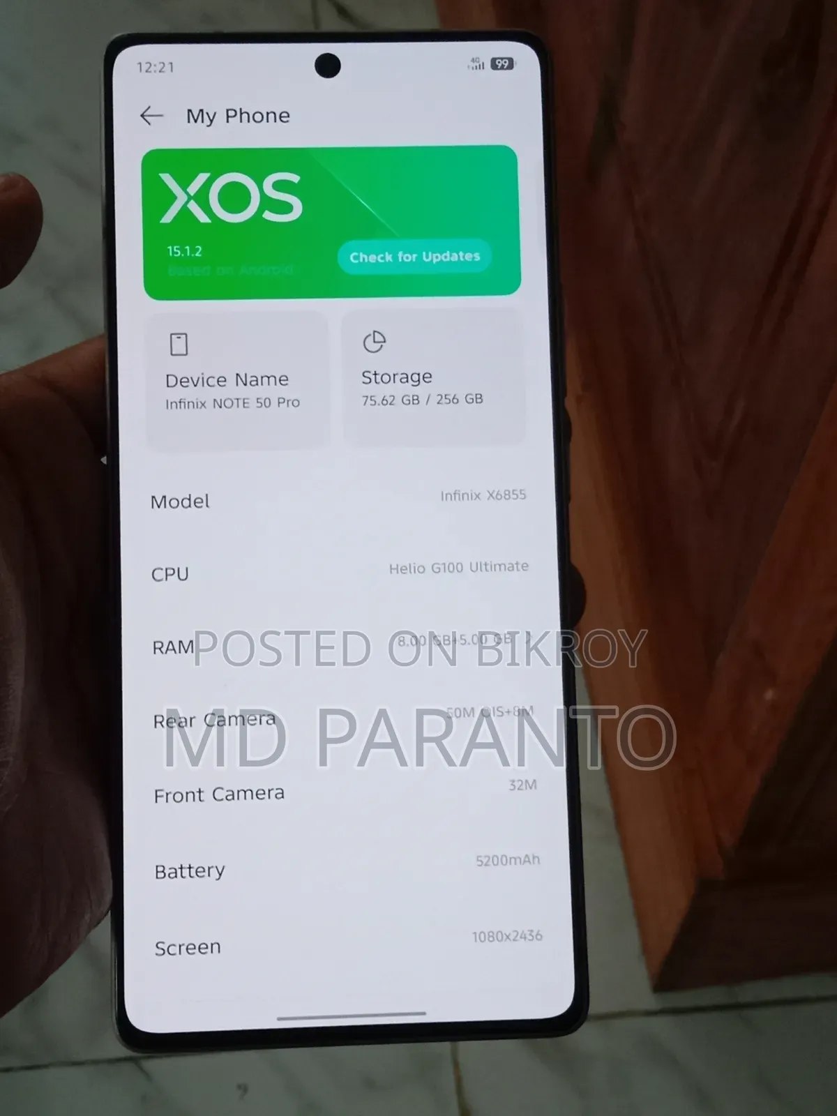 Infinix Note 50 Pro 256 GB Gray