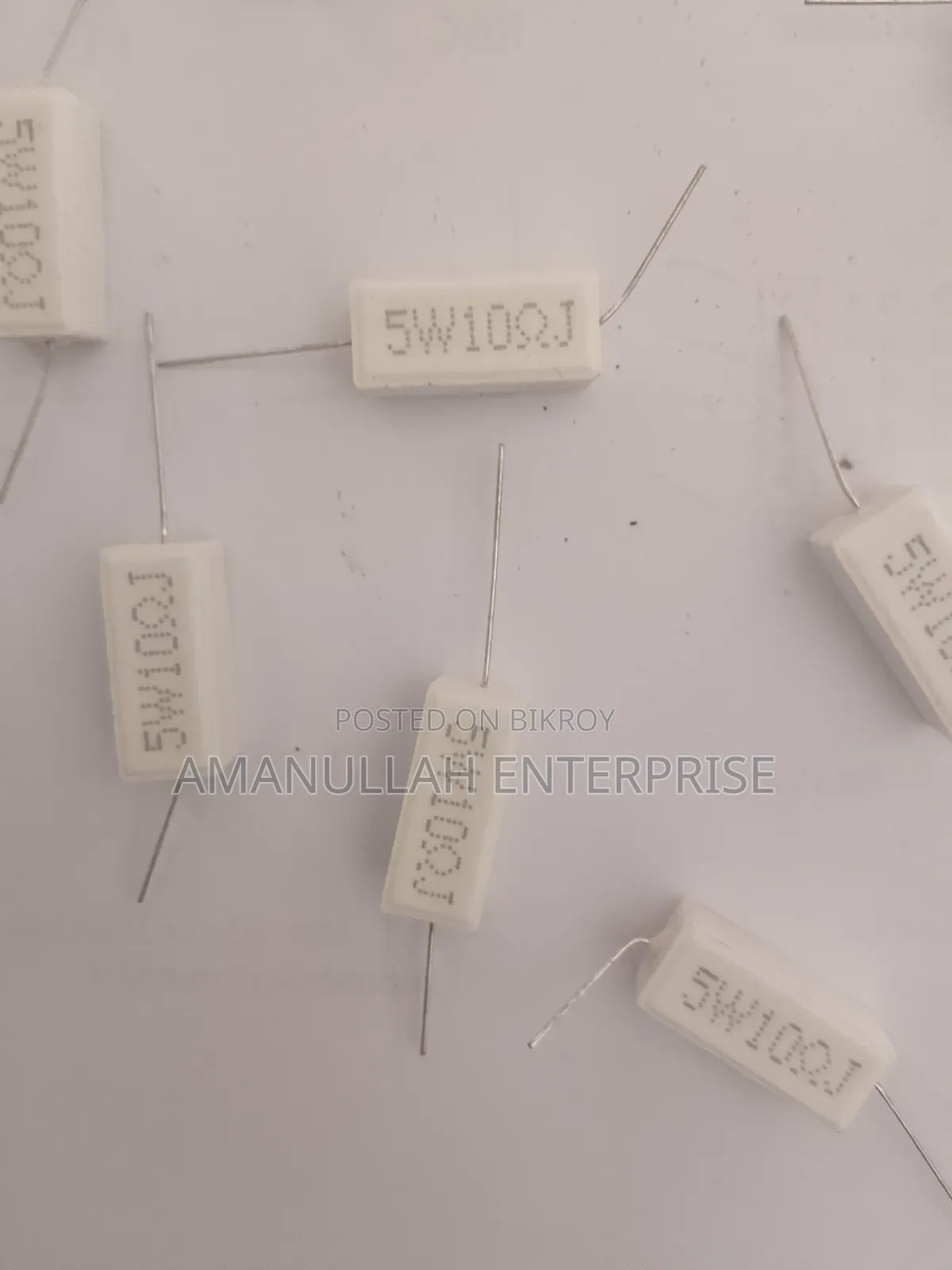 ৫ ওয়াট ১০ ওহম সিরামিক সিমেন্ট রেজিস্টর (5W10RJ) | অনলাইনে কিনুন (০৬ পিস)