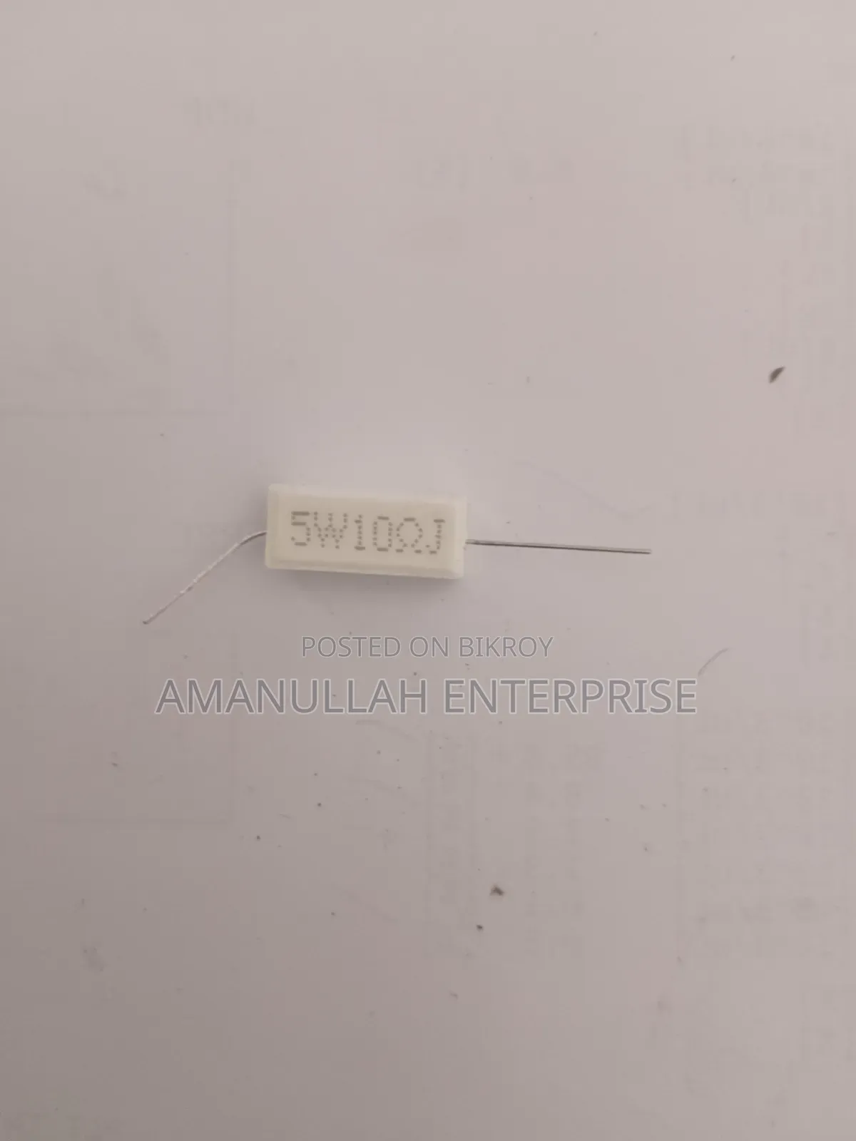 ৫ ওয়াট ১০ ওহম সিরামিক সিমেন্ট রেজিস্টর (5W10RJ) | অনলাইনে কিনুন (০৬ পিস)