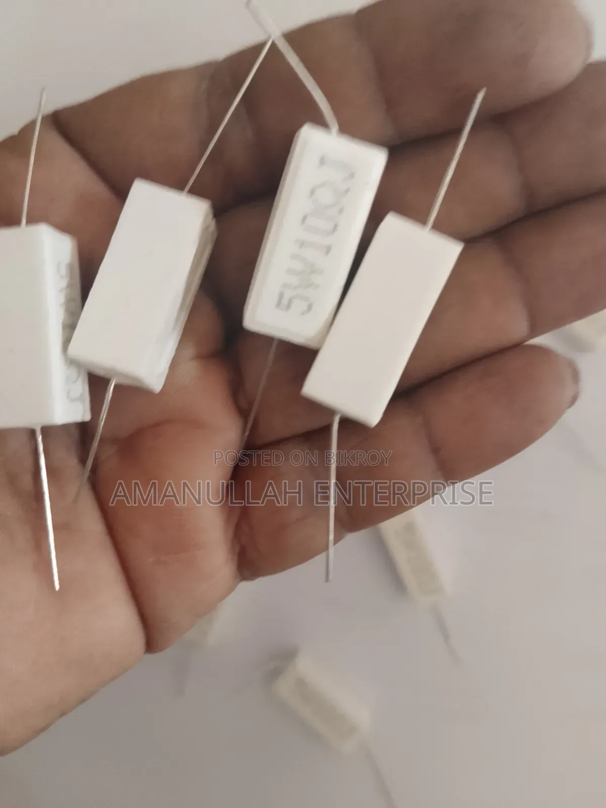 ৫ ওয়াট ১০ ওহম সিরামিক সিমেন্ট রেজিস্টর (5W10RJ) | অনলাইনে কিনুন (০৬ পিস)