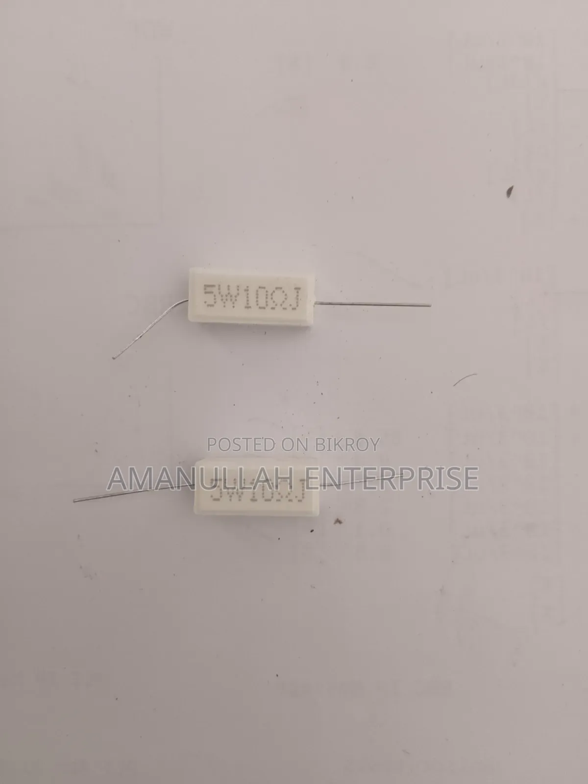 ৫ ওয়াট ১০ ওহম সিরামিক সিমেন্ট রেজিস্টর (5W10RJ) | অনলাইনে কিনুন (০৬ পিস)