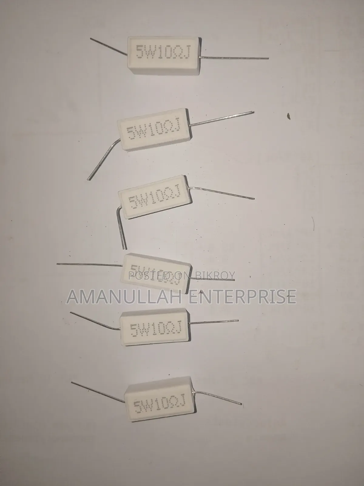 ৫ ওয়াট ১০ ওহম সিরামিক সিমেন্ট রেজিস্টর (5W10RJ) | অনলাইনে কিনুন (০৬ পিস)