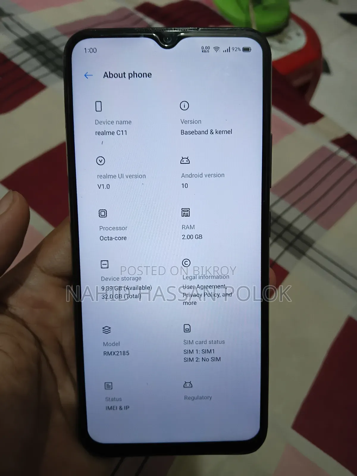 Realme C11 32 GB Black