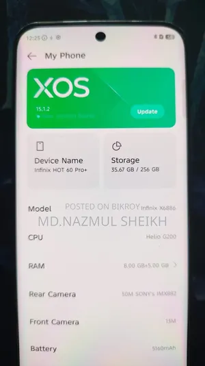 Infinix Hot 60 Pro+ 256 GB Silver