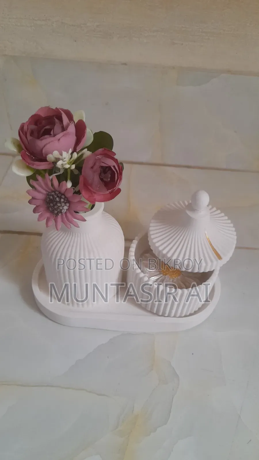 Top Flower Tray Jewellery Box Combo