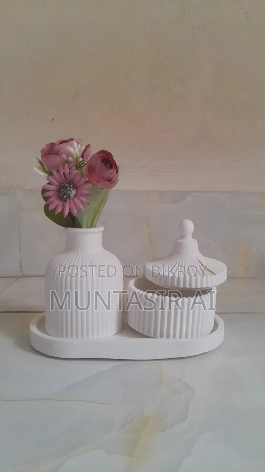 Top Flower Tray Jewellery Box Combo
