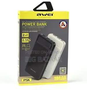 AWEI P5K 10000mAh Fast Charging Power Bank