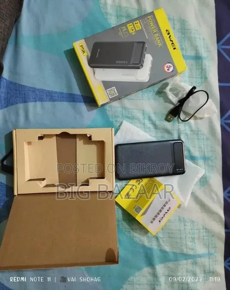 AWEI P5K 10000mAh Fast Charging Power Bank