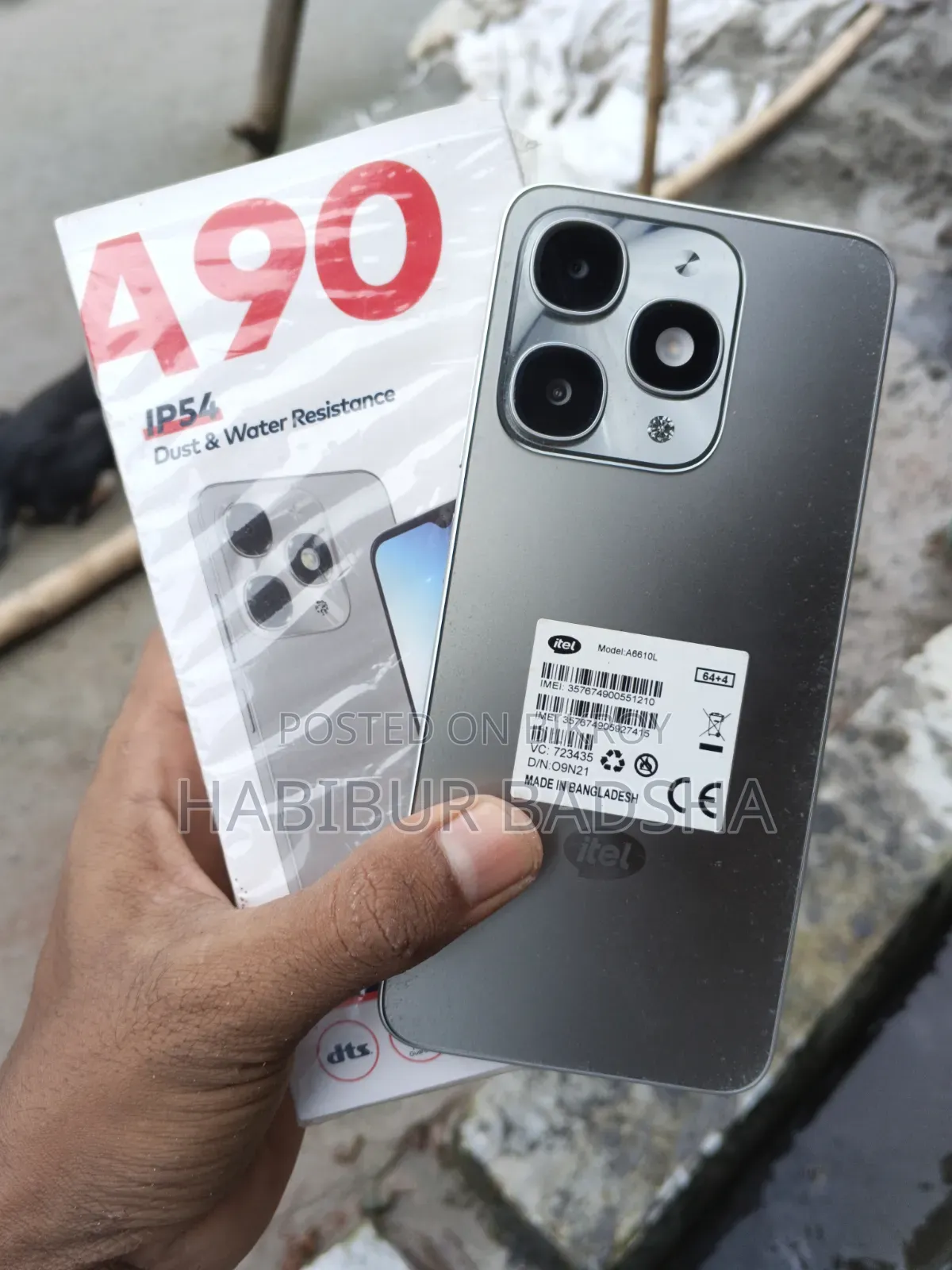 Itel A90 64 GB Silver