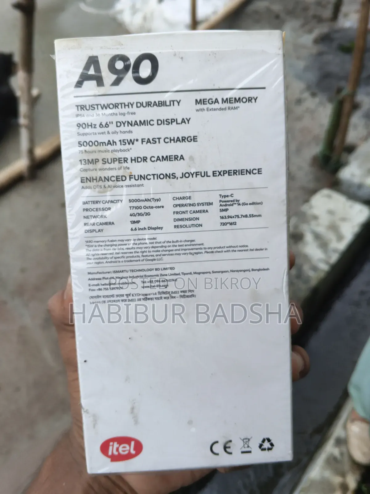 Itel A90 64 GB Silver