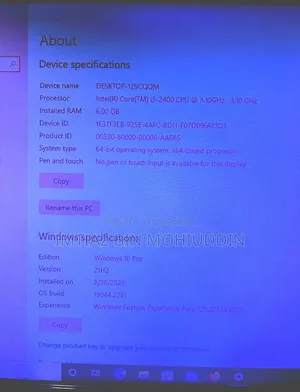 Desktop Computer Asus 6GB Intel Core i5 HDD 500GB