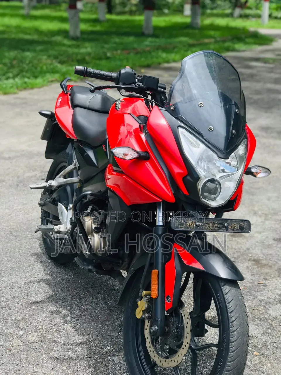 বাজাজ পালসার ১৫০ ২০১৮ লাল
