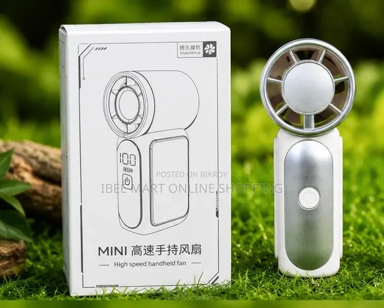 Mini High Speed Handheld Fan | Mini Rechargeable Hand Fan