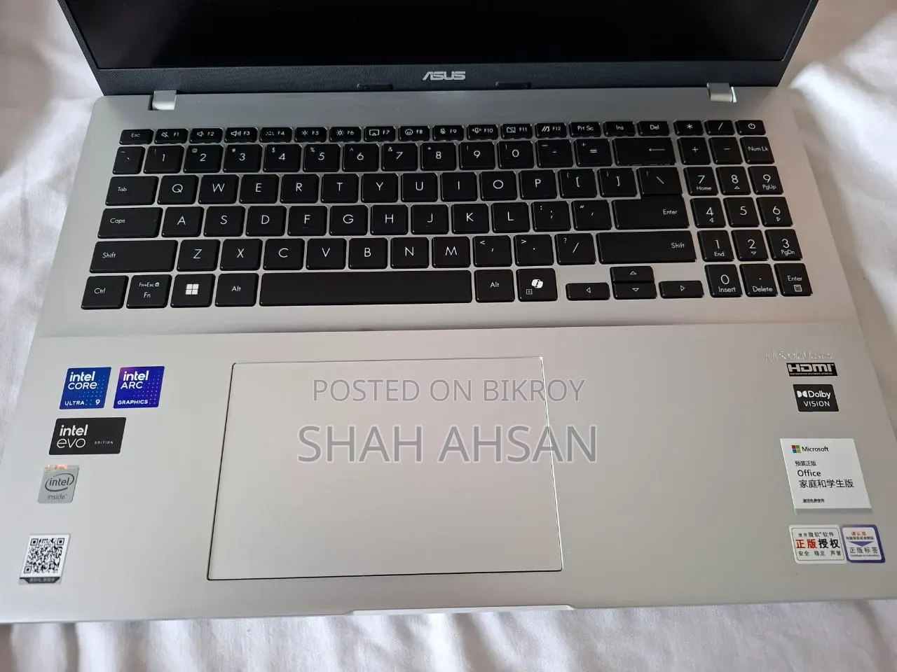 New Laptop Asus Vivobook 16 16GB Intel Core Ultra 9 SSD 1T