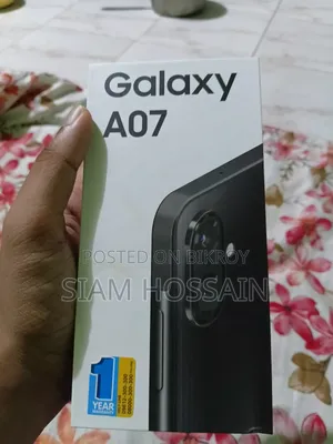 স্যামসাং গ্যালাক্সি A07 ১২৮ জিবি ব্ল্যাক