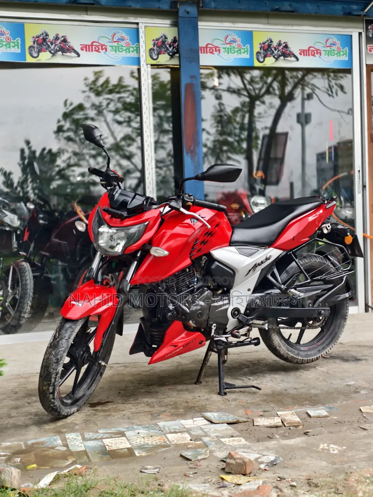 TVS Apache 160 4V 2020 Red