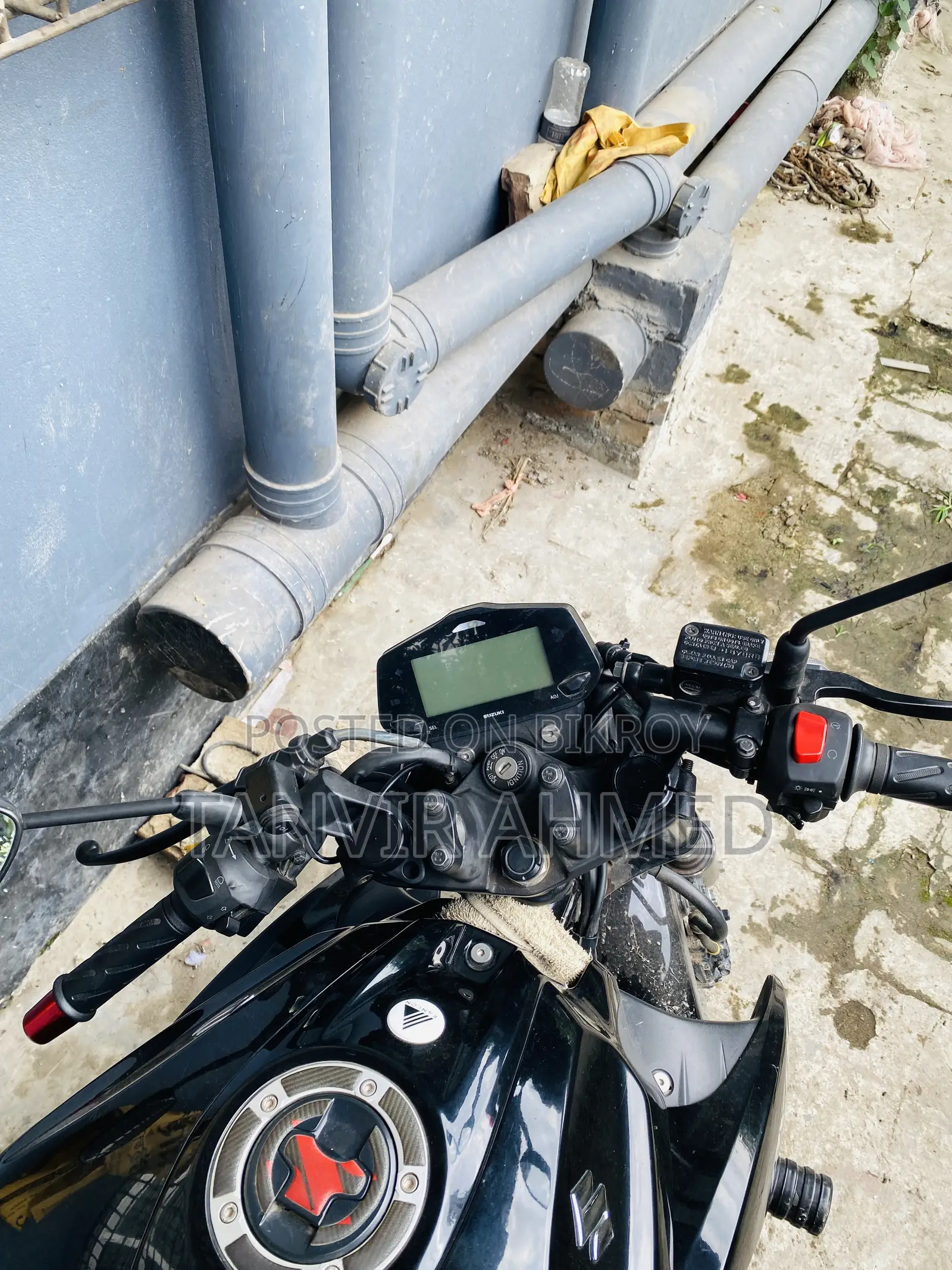 R15 V2 Handle Bar + Bush for Gixxer/Fz/4v