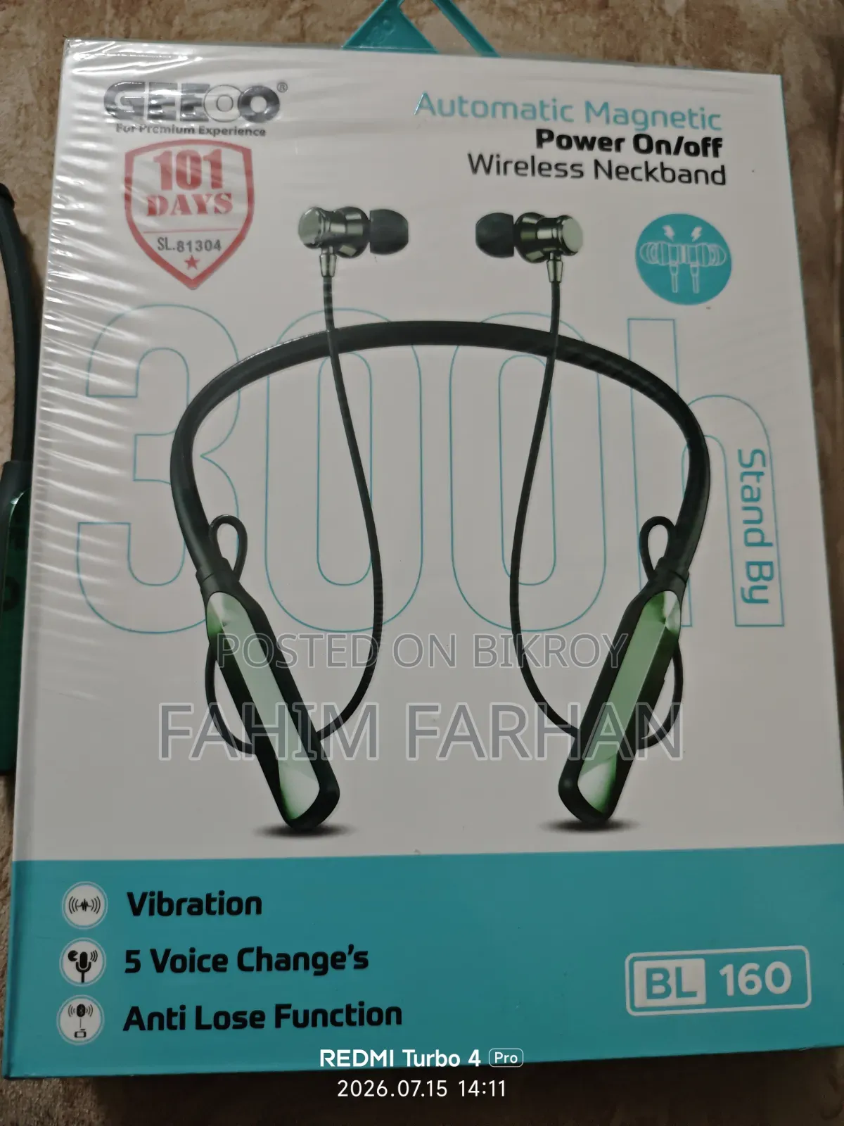 GeeOO BL160 (1 Week Used)