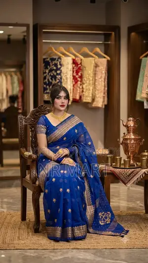 Premium Semi Muslin Saree (with matching blouse piece)