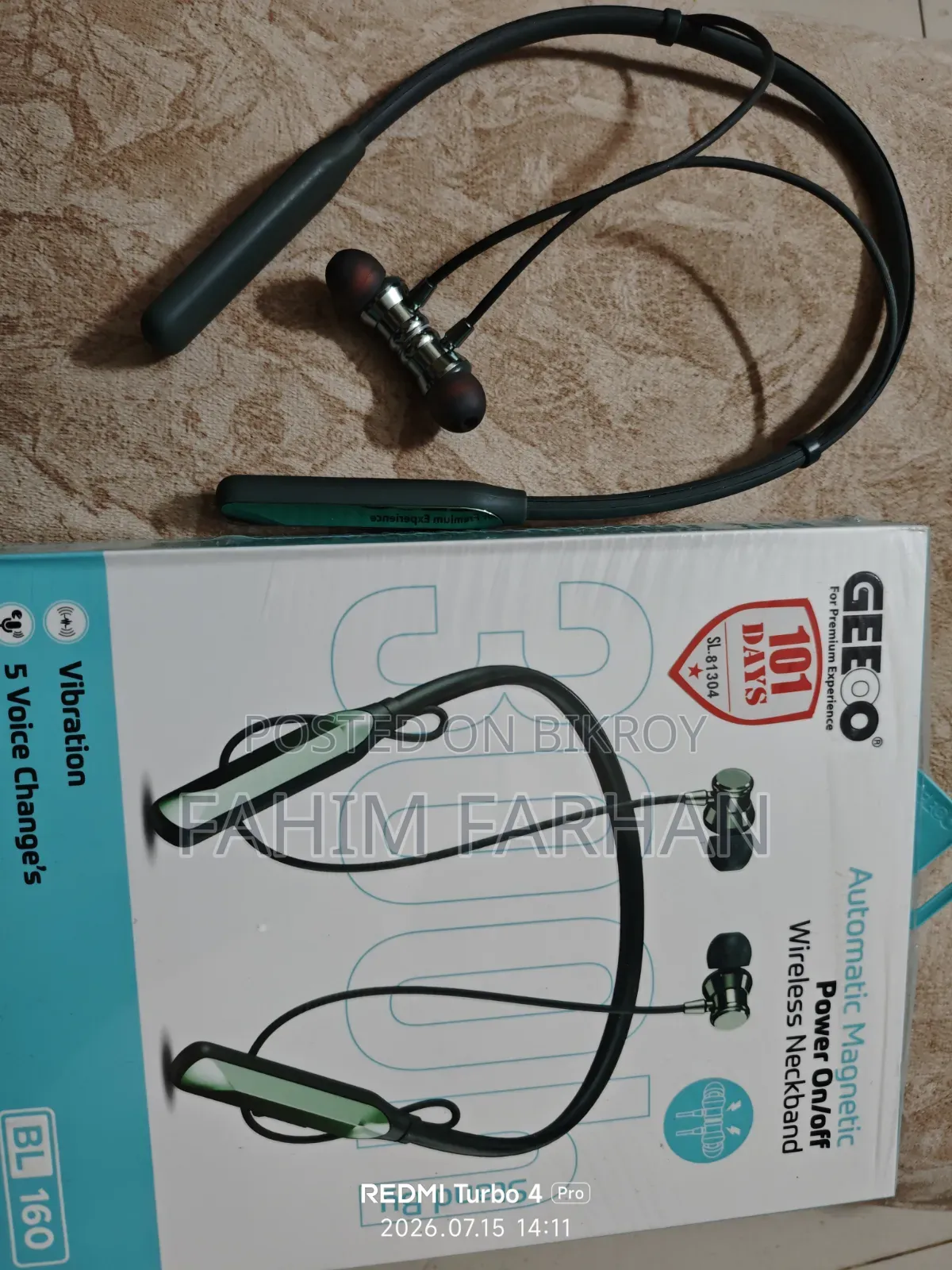 GeeOO BL160 (1 Week Used)