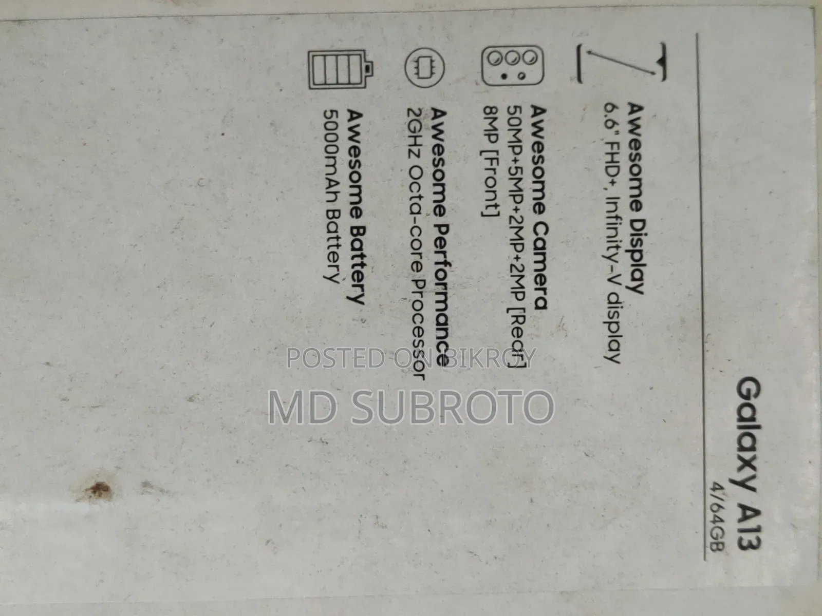 Samsung Galaxy A13 64 GB