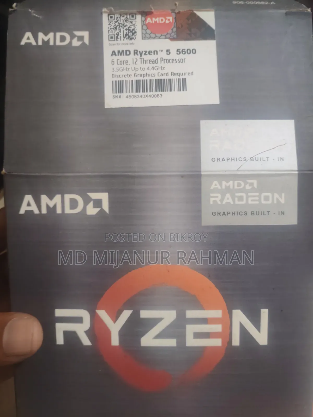 Ryzen-5 '5600x' Processor