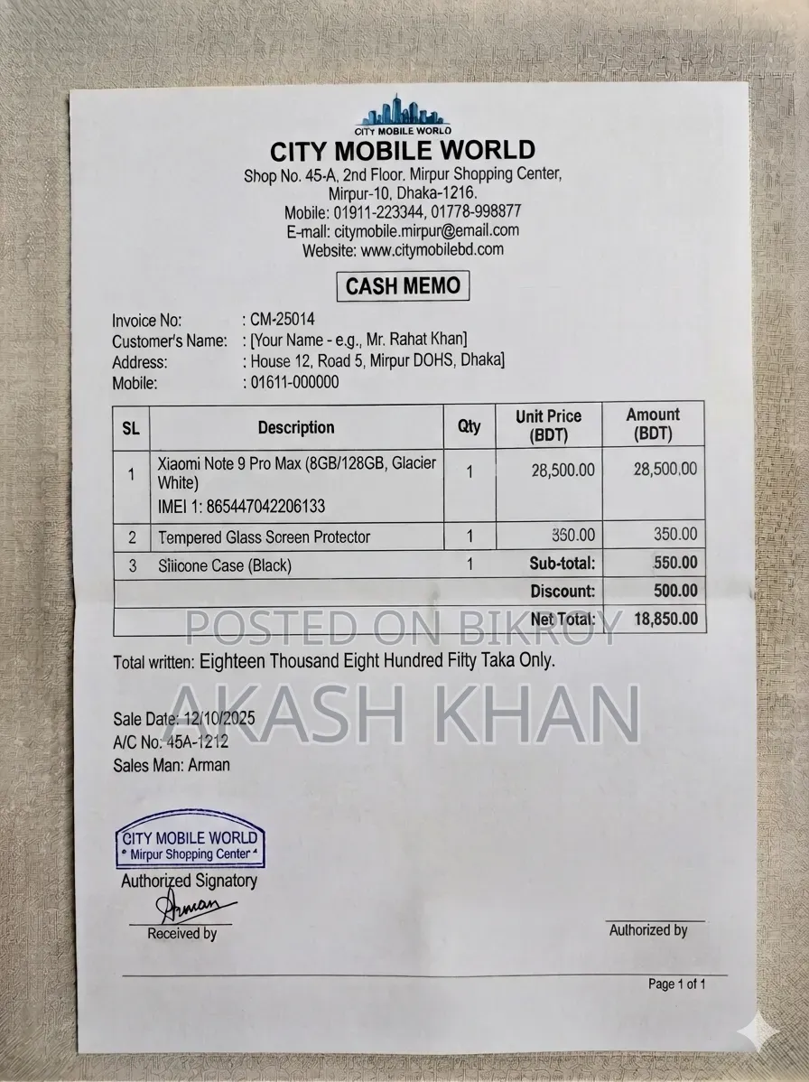 Xiaomi Redmi Note 9 Pro Max 128 GB White