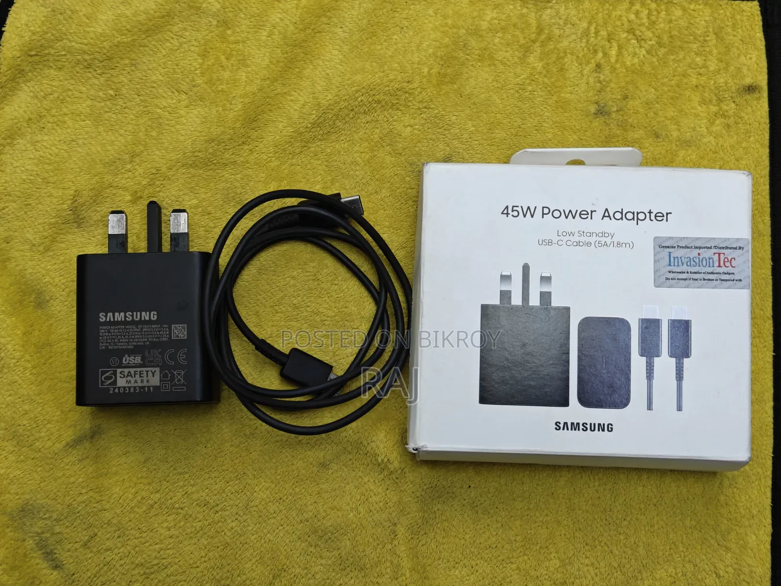 Samsung 45 Wat Charger With Cable