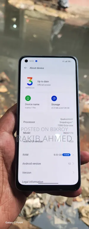 Realme 7 Pro 128 GB Blue