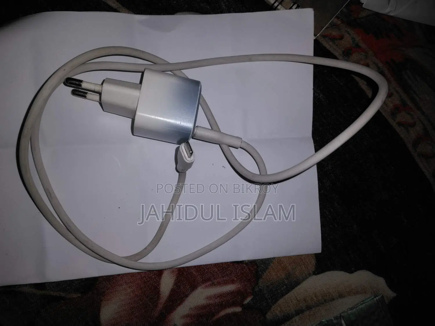 Hoco C101A Charger Adapter With Type-C to Type-C Cable