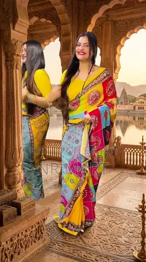 Premium Alpana Saree (with matching blouse piece)