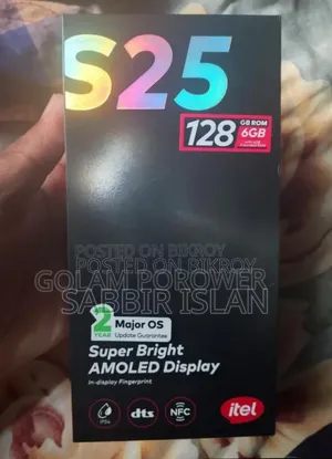 Itel S25 128 GB Black