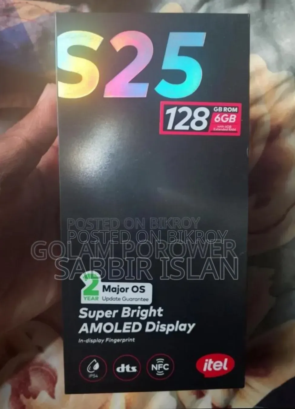Itel S25 128 GB Black
