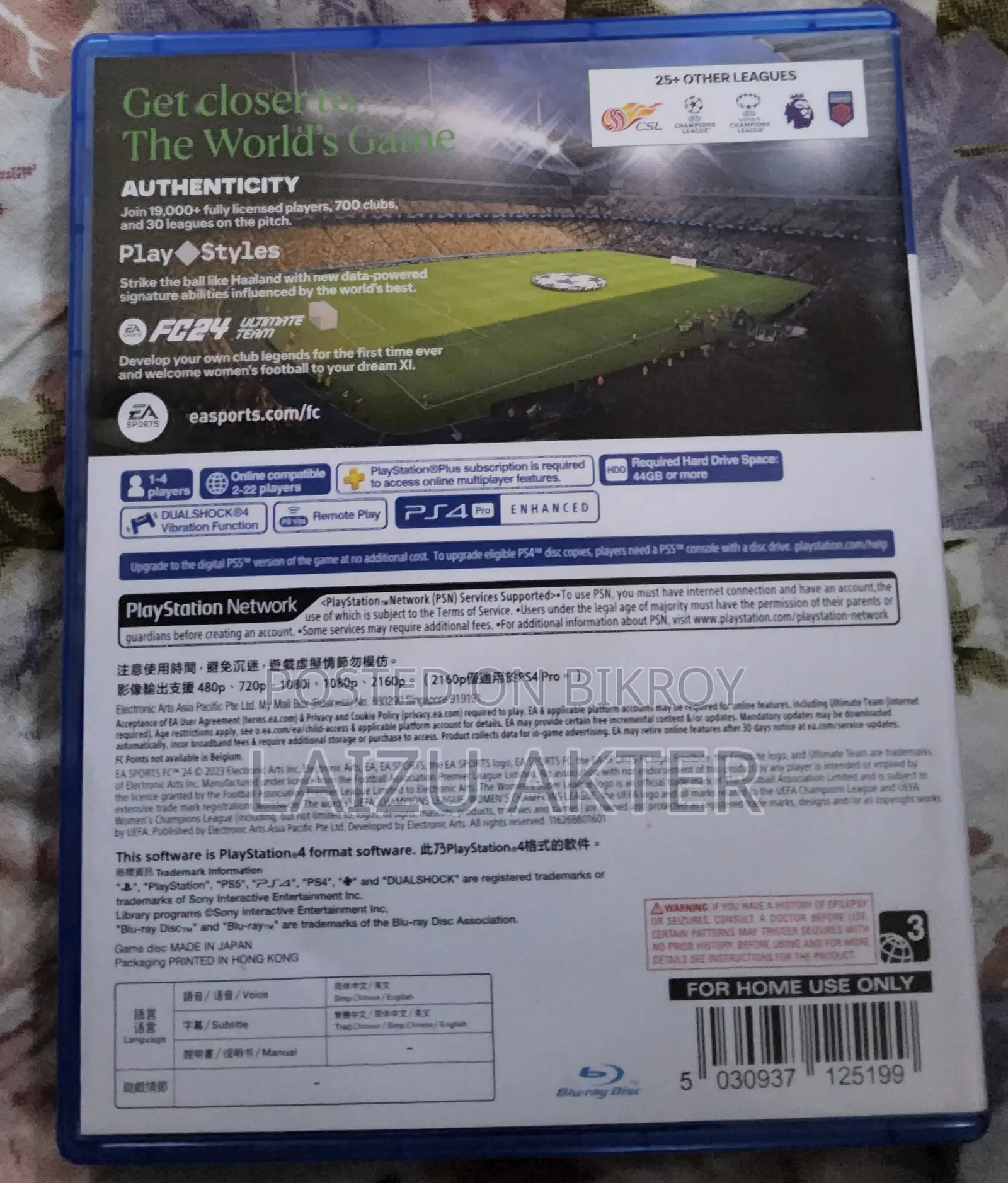 FC24 for PS4 Original