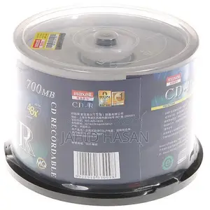 CD-R Blank Disc 700MB 80Min CD R for Burning Disc Box 50pcs Spindle