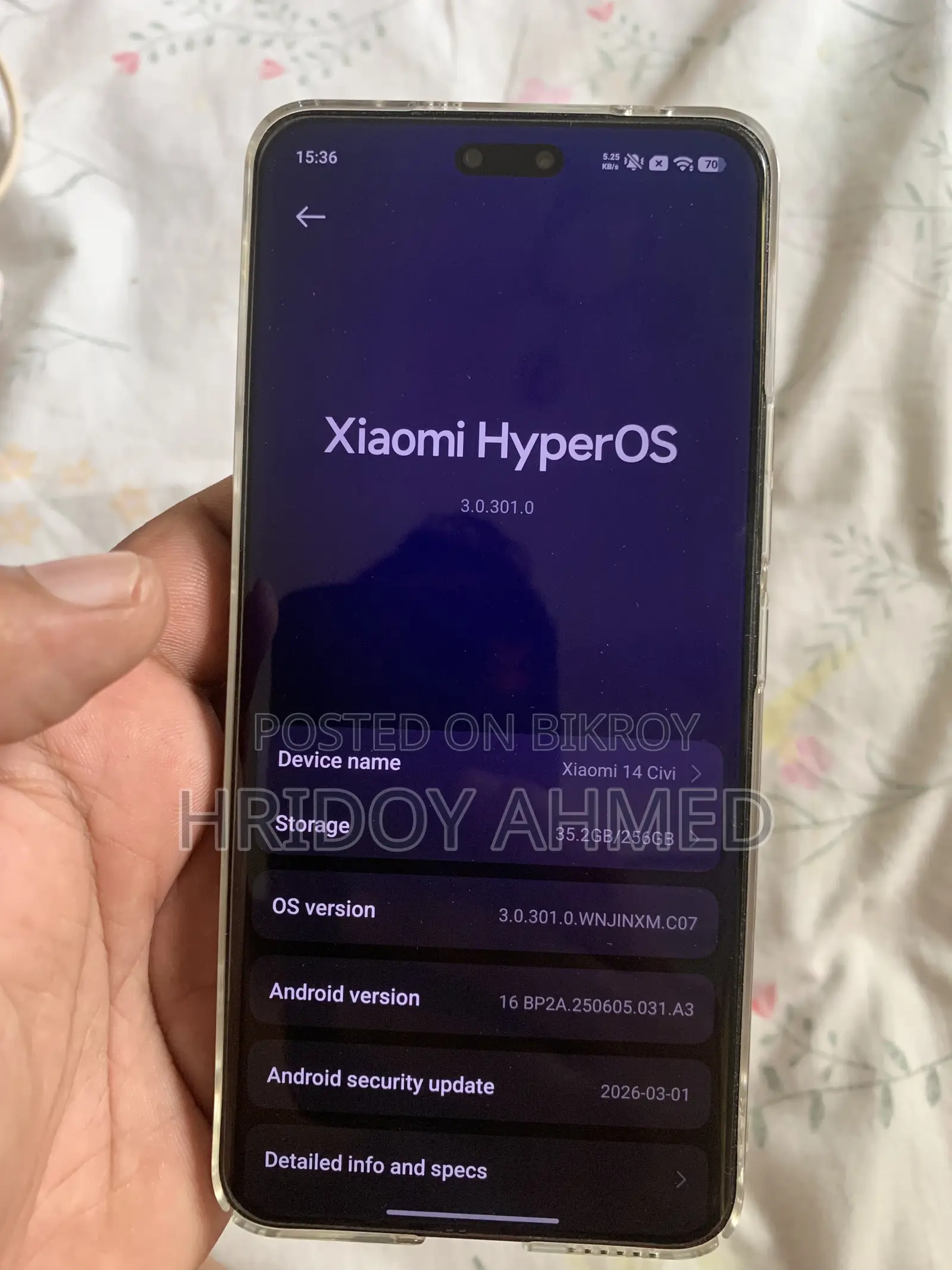 Xiaomi Civi 4 Pro 256 GB White